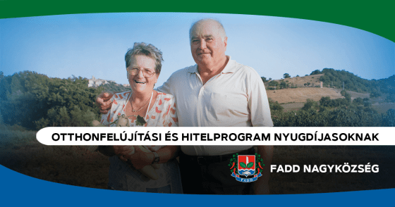 Otthonfelújítási és hitelprogram nyugdíjasoknak