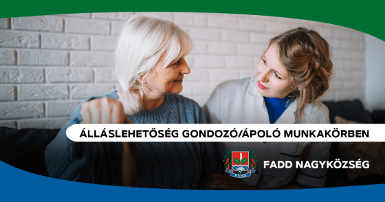 Álláslehetőség gondozó/ápoló munkakörben