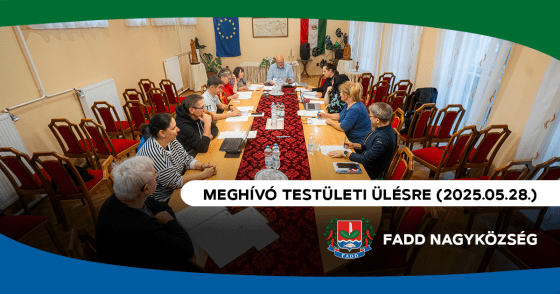 Meghívó Testületi Ülésre (2025.05.28.)