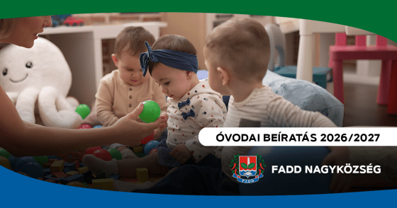 Óvodai beíratás a 2026/2027. nevelési évre
