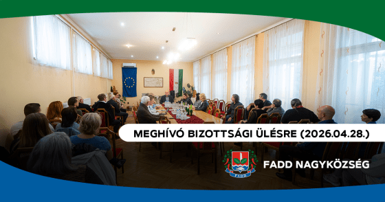 Meghívó bizottsági ülésre (04.28.)