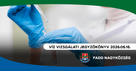 Víz vizsgálati jegyzőkönyv